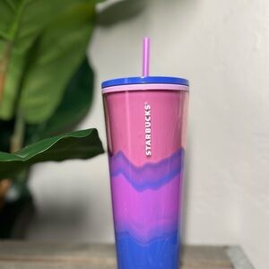 Starbucks Pink and Purple Tumbler